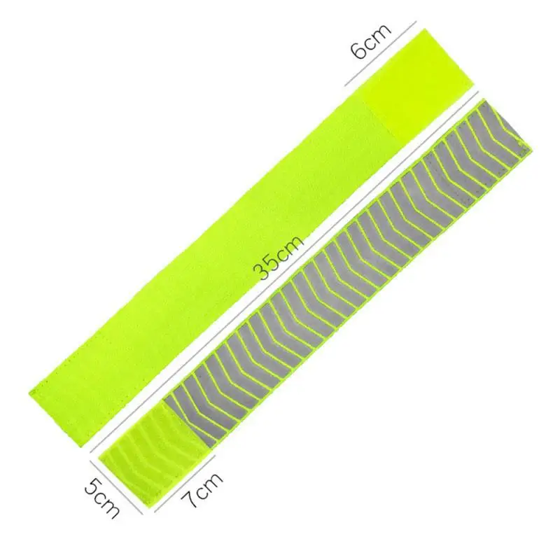 New Arrow Style Reflective Arm Band Safety Bracelet Vest Strap Elastic Webbing Tape Night Running Cycling Riding Jogging Walking