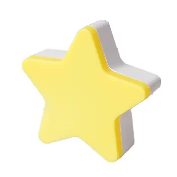 

3Color Baby Star Lamp Sleeping Light Sensor Control Mini Star LED Night Light Socket For Children's Bedroom Bedside Lamp Lovely