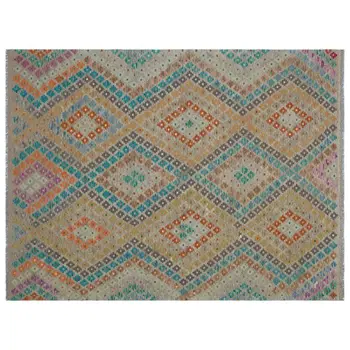 

Handmade Natural Afghan Tribal Rug Area Rug 192x245 Cm-6'4''X8'0''
