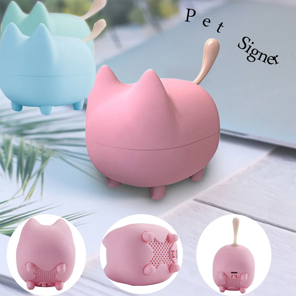 

Portable Cute Wireless Loudspeaker Bluetooth Speaker Mini Cute Pet Signer Bluetooth Speaker Portable Loud Speaker