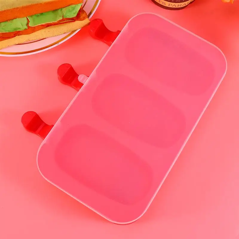 1 шт. форма для изготовления мороженого эллиптический DIY многоразовый силикон Формочки Для Мороженного «фруктовый лед» форма для мороженого льда поднос для льда