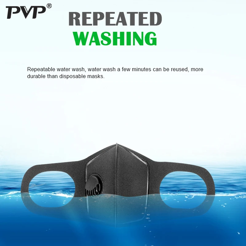 PVP 1Pcs Face Mask Dust Mask Anti Pollution Masks PM2.5 Activated Carbon Filter Insert Can Be Washed Reusable Mouth Masks warm