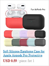 Soft Silicone Earphone Case for Apple Airpods Pro Protective Cover Case Skin Earphone Accessorie for AirPods pro 3 Soft Silicone Earphone Case for Apple Airpods Pro Protective Cover Case Skin Earphone Accessorie for AirPods pro 3