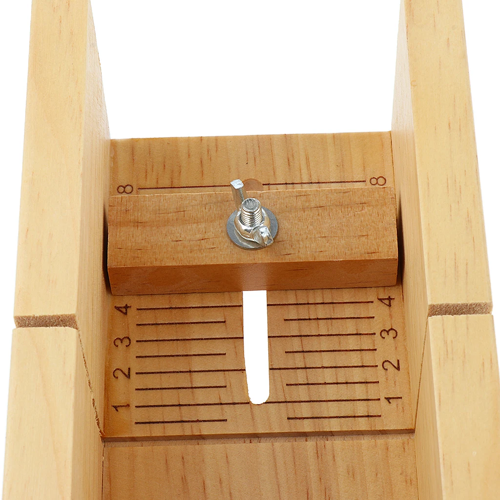 Professional Adjustable Handmade Wood Soap Mold Loaf Cutter Slicer Box Tool
