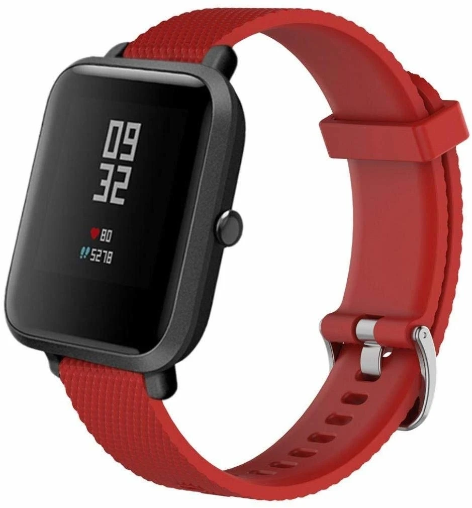 Силиконовый ремешок Duszake для умных часов Xiaomi Huami Amazfit Bip 20 мм сменный браслет умные