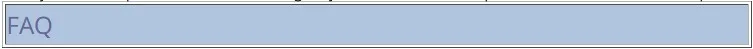 FAQ NEW