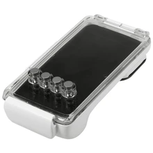 Водонепроницаемый 40 м чехол для дайвинга герметичный подводный Сноркелинг плавание фото видео защитный чехол Mulitifunction чехол для телефона 6.5IN