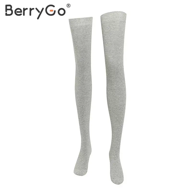 BerryGo, повседневные, зимние, женские, высокая талия, женский свитер, чулки, хлопок, мягкие, Ретро стиль, сплошная шикарная, вязаные чулки