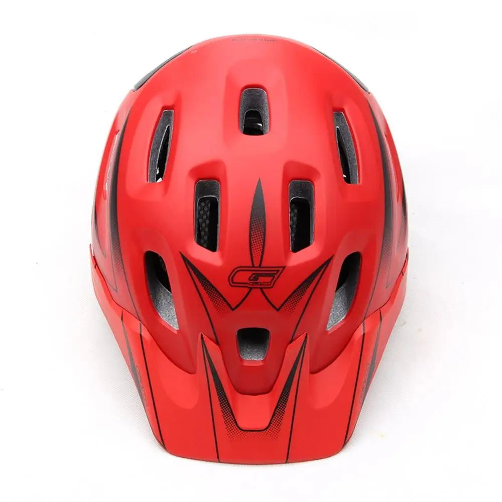 black red Для OUTAD Xx7 велосипедный шлем горный самоходный дорожный велосипед Интегрированный литьевой вентиляционный дышащий шлем Am половина шлем - Цвет: black red
