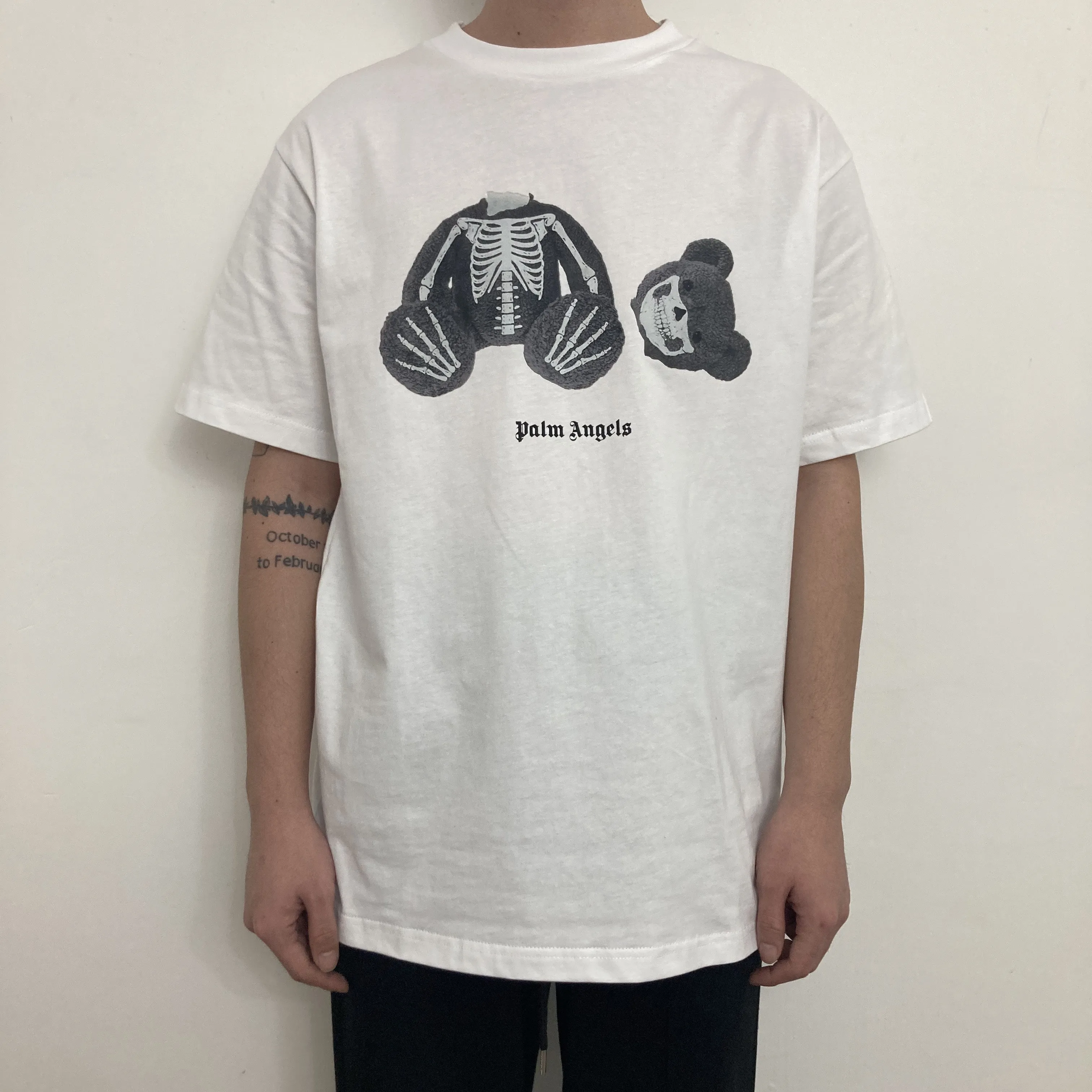 bear skeleton bear short-sleeved 