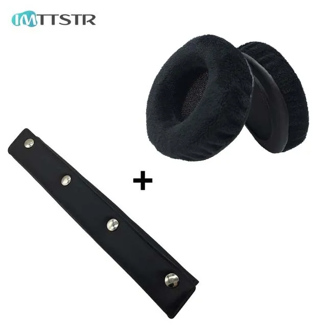 IMTTSTR Universal Headband Ear Pads for Beyerdynamic DT860 T5P T70P T70 T90 Earphones Bumper Cover Cups Replacement Cushion - Цвет: 1 Set