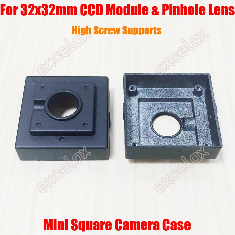 10 шт./лот 32x32 мм CCD аналоговая камера мини квадратный чехол из металла ATM FPV CCTV модуль доска использовать корпус по Excelax