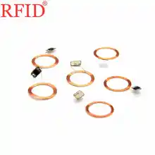 S50 1K 13,56 MHz RFID NFC IC метки голые катушки+ чип только для чтения контроль доступа смарт-тег интеллектуальный ключ Быстрая 100 шт