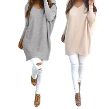 

Knitted Sweater Women Clothes Pullover Top Casual Winter Thin Sweater