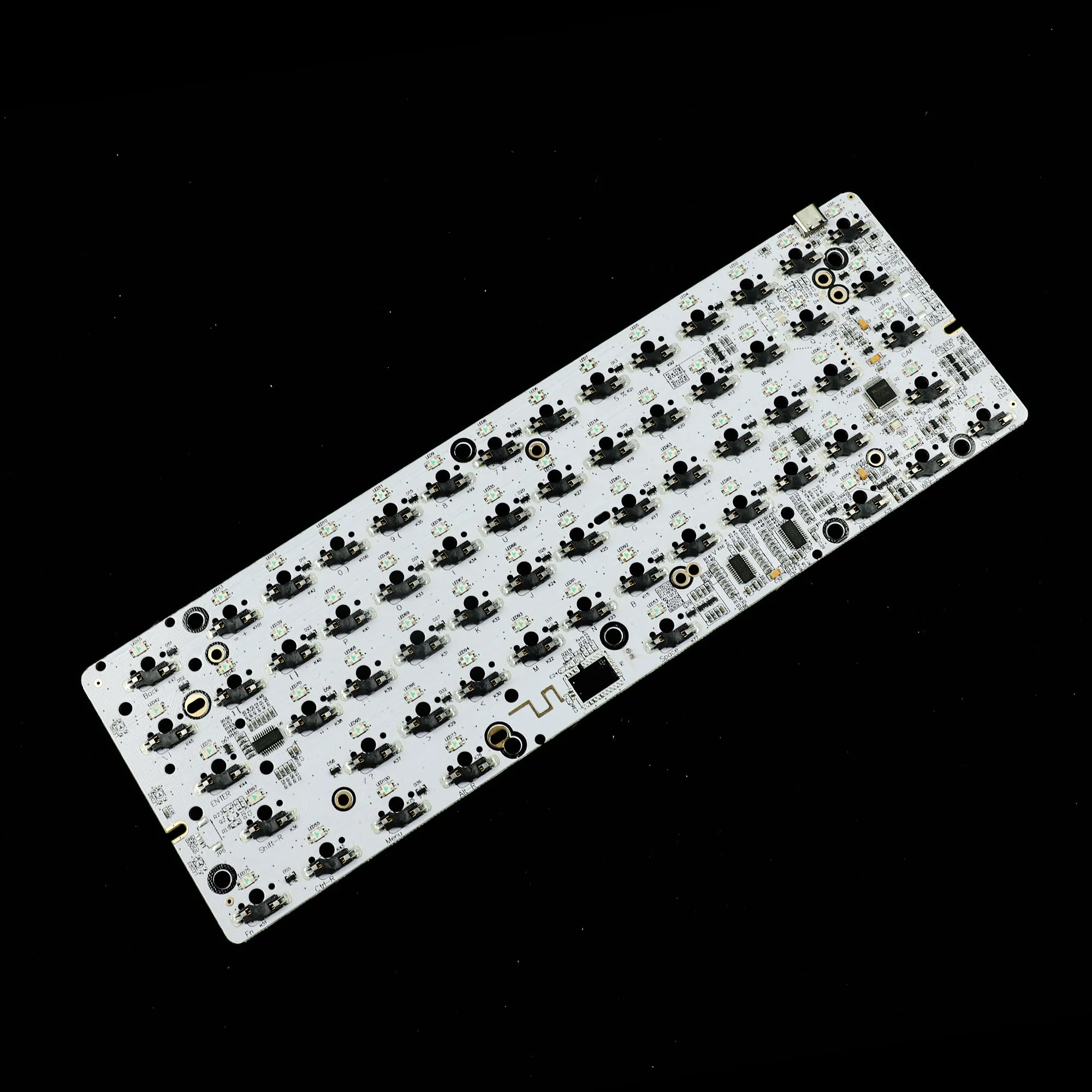 rgb quente swap independente driver com fio pcb