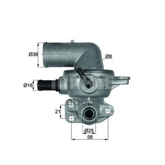 Термостат Chrysler Voyager 2.5d/2.8d-08 Mahle/Knecht Ti13388d Mahle/Knecht арт. TI13388D