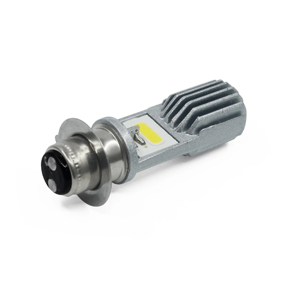 2 шт. H6 P15D 12 В светодиодный фонарь для мотоцикла Кан-бас туман свет 2SMD 2000LM Hi Lo лампа мото фара
