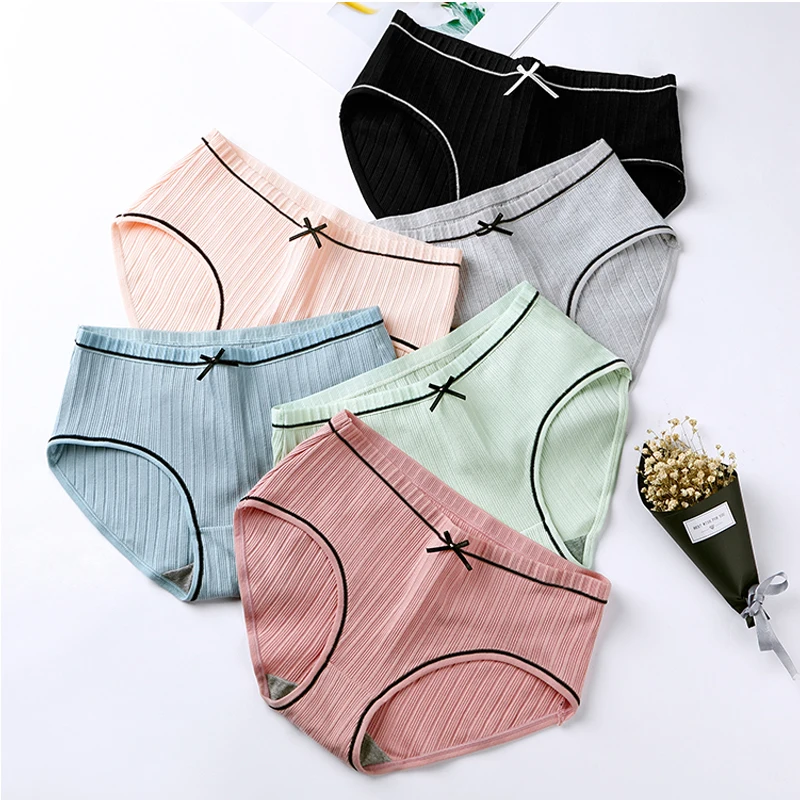 

1pcs Menstrual period physiological underwear cotton antibacterial girl middle waist menstruation lady physiological briefs
