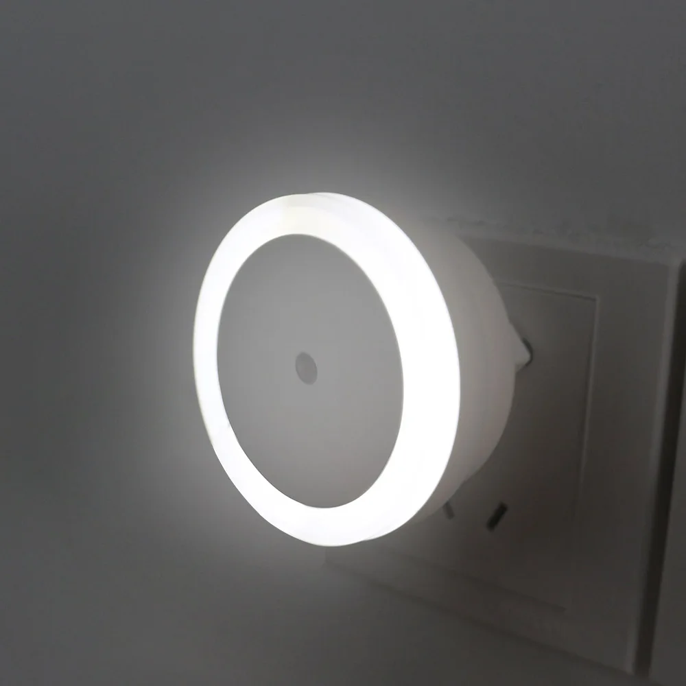 

LED Night Light Mini Light Sensor Control EU Plug Lamp For Children Kids Living Room Bedroom Lighting Bedroom decor light @