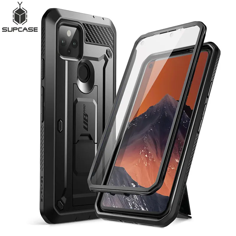 

SUPCASE For Google Pixel 4A 5G Case (2020) UB Pro Full-Body Rugged Holster Case Protective Cover WITH Built-in Screen Protector