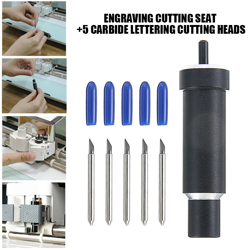 

Deep Cut Blade Cricut Set Replacement Deep-Point Blade With Black Blade Holder for Cricut Maker Explore Power Tool Accessories