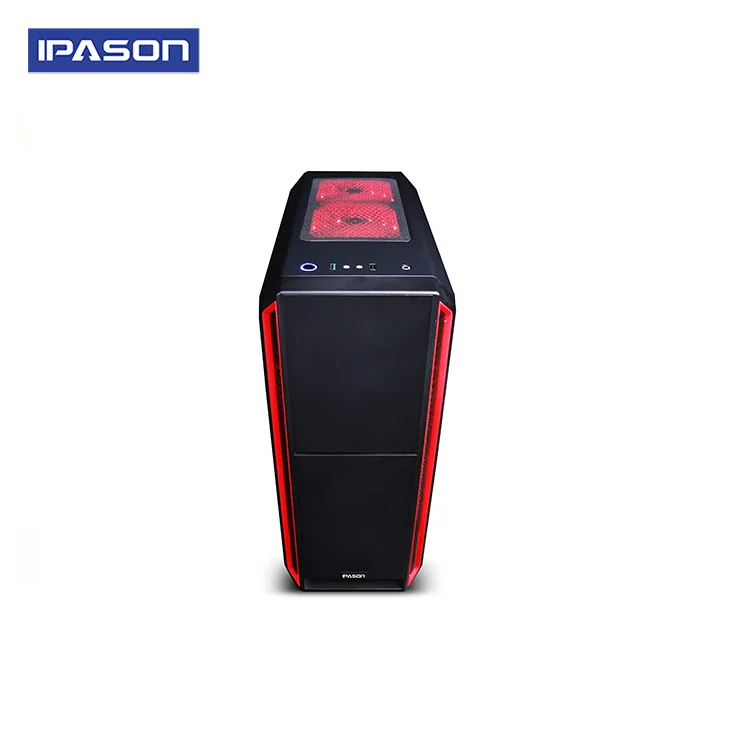 IPASON A5 игровой ПК Intel Quad Core i3 9100F DDR4 4G 8G RAM 120G + 1T SSD/игровая карта 1050TI настольный