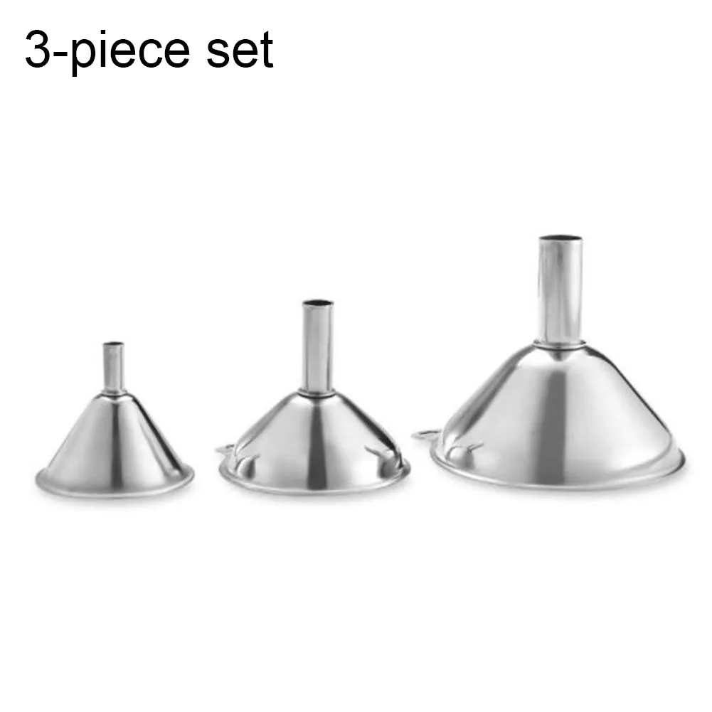 3 шт./компл. Воронка Из Нержавеющей Стали Встроенная мини для масла вина