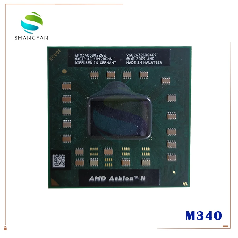 Двухъядерный мобильный процессор AMD Athlon II M340 2 ГГц двухъядерный с двумя потоками