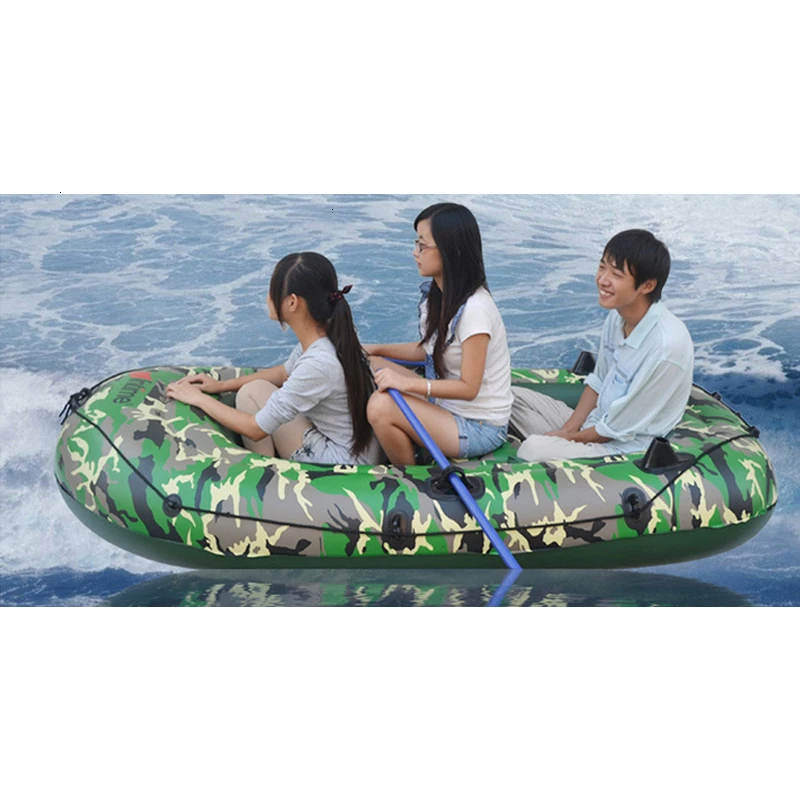 Quality 234 Person Inflatable Rowing Boat Bearing 175250320KG Convertible Motorboat Safety Rescue Rubber Fishing Boat Set (5)