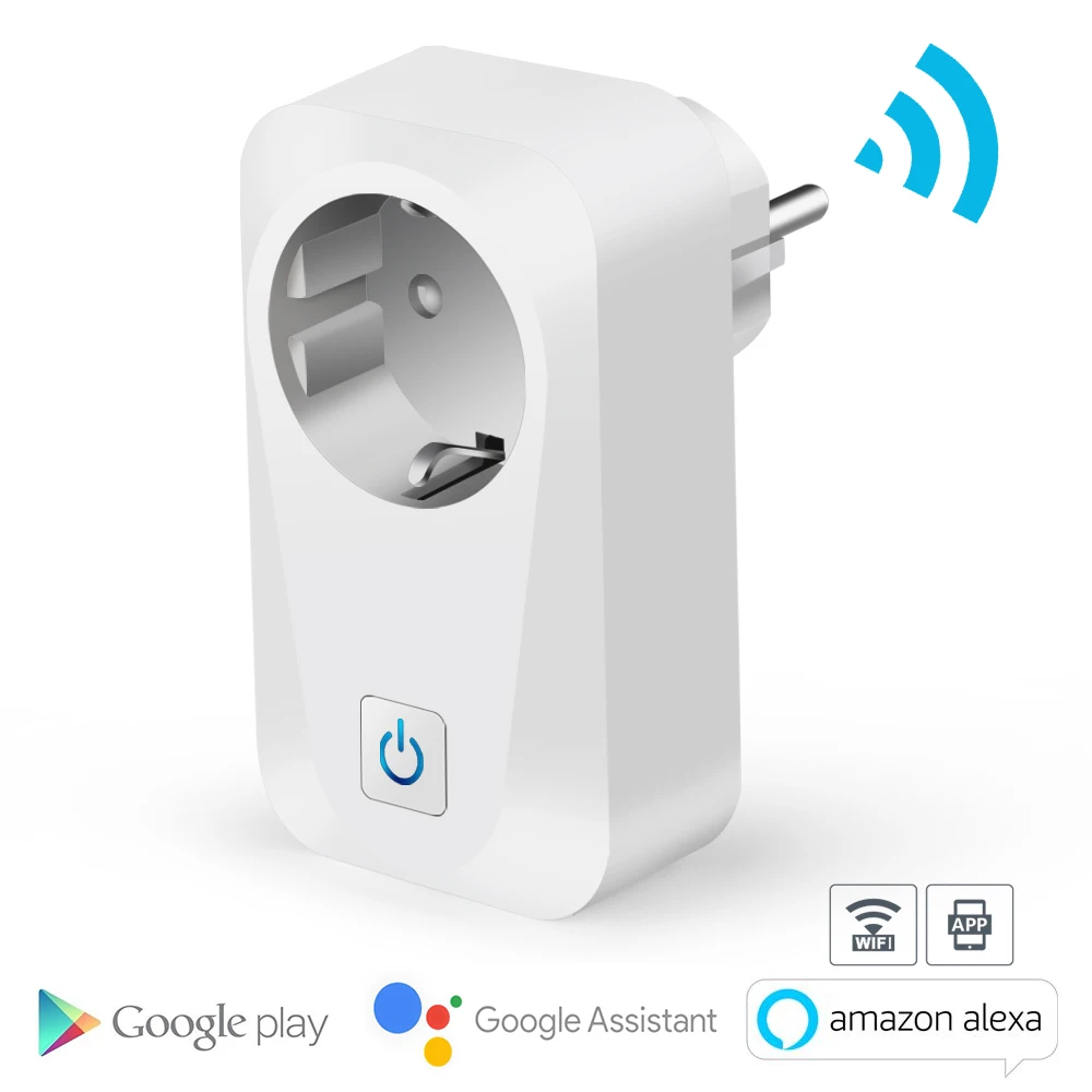 

VideoSky S02 Smart Wifi Socket 16A EU Plug With Power Monitor Remote Control Timing Countdown Switch Control Smart Home