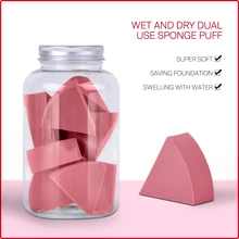 Мягкая губка косметический спонж женский Макияж контур основания лицевая алюминиевая крышка для бутылки слоеного красоты яйцо дропшиппинг TSLM1