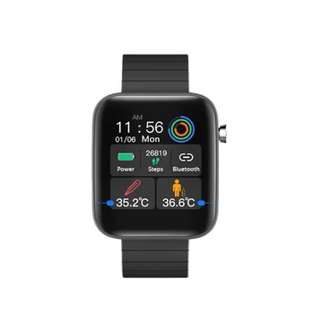 

T68 Body Temperature Measure Smart Watch Bracelet Call Reminder Smart Watch