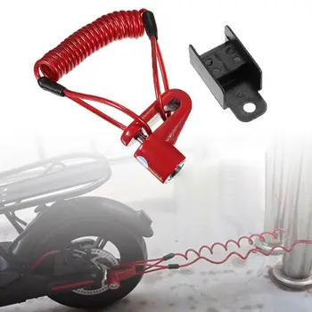 

Outdoor Sport Electric Scooter Anti-theft Bicycle Disc Brakes Wheels Lock Spring Reminder Rope Creative Travel Wire