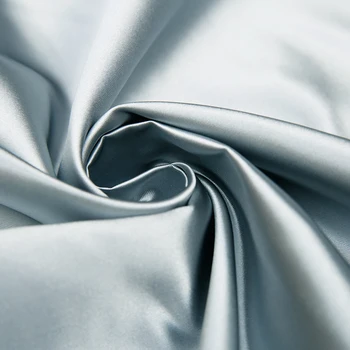 Satin Imitation Silk Fabric Brocade Cloth Solid Plain Material for Sewing DIY Handwork Needlework 5