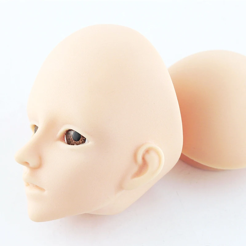 60 см 1/3 Bjd кукла голова мужчины макияж 4D глаза коричневый/синий куклы натуральная