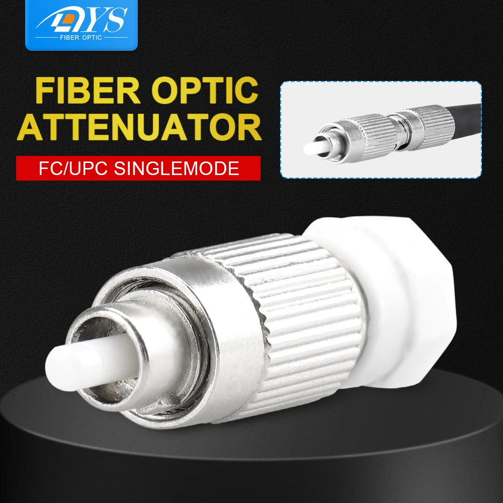 

10pcs FC UPC Female to Male Simplex Mode Fiber Optic Attenuator FTTH Mechanical Fixed Adapter Attenuation