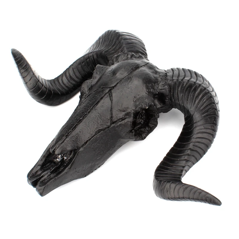 ハンティングトロフィー オブジェ 壁掛けインテリア 動物の頭 羊