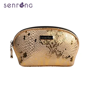 

2020 South Korea's New Portable Waterproof Toiletry Bag Multifunctional Travel Storage Bag Local Gold PU Leather Cosmetic Bag