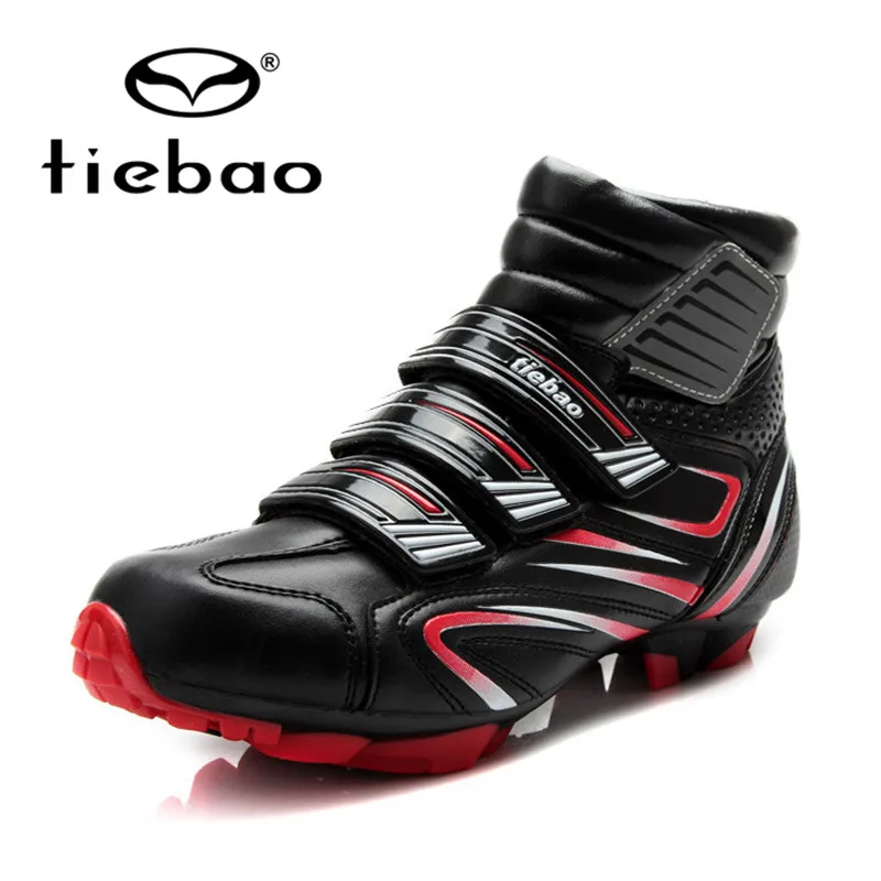 Велосипедная обувь Tiebao sapatilha ciclismo mtb Зимние красные велосипедная обувь мужские кроссовки женские zapatillas deportivas mujer велосипед обувь