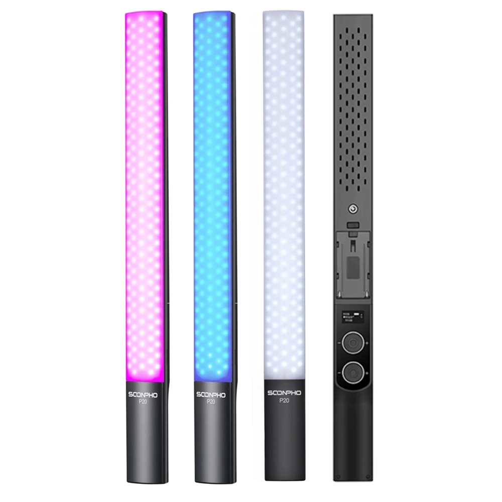RGB Full Colors Stick LED Video Light Celebration Home Party Wedding photography light for make tik tok youtube Video