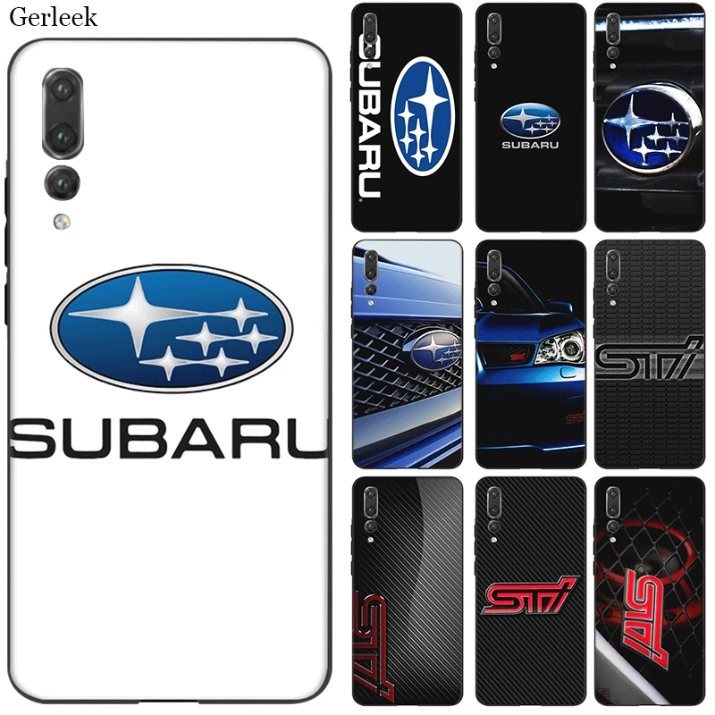 

Mobile Phone Case Silicone For Huawei Honor Note 9X View 20 8 9 10 Pro Lite 8X 8C 7X 7C 7A 6A Cover Subaru Logo