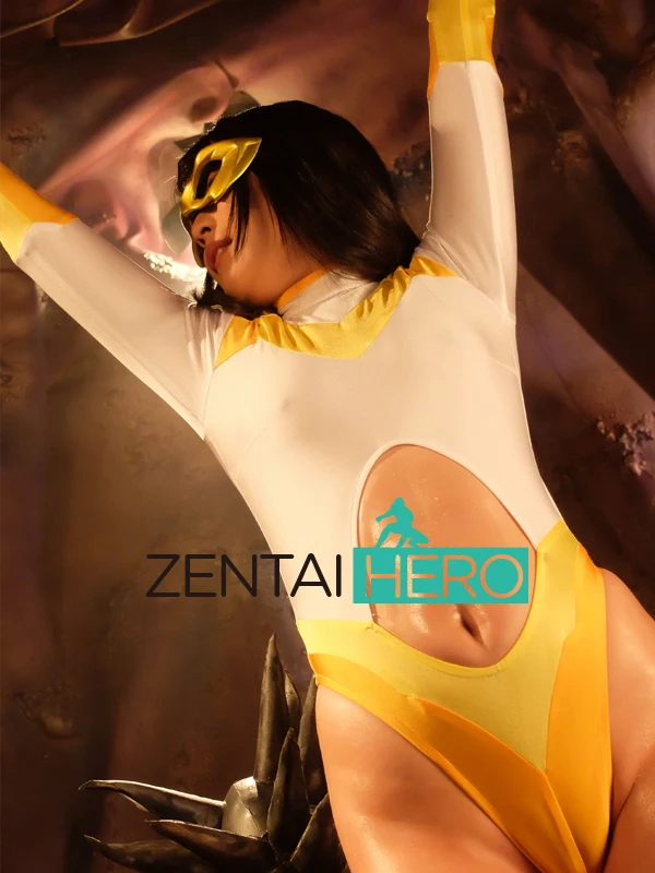 

Hot Sexy Heroine Lycra Women's Bodysuit Zentai Catsuit Game Superhero Movie Zentai Suit Spandex Leotard For Girl with Cape