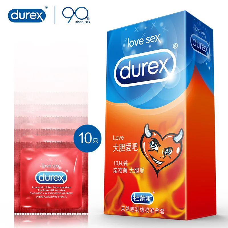 Durex Love ванильный ароматизированный презерватив со смазкой для мужчин