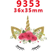 30 шт мультяшный персонаж плоское украшение из смолы PR 9305 - Цвет: 9353