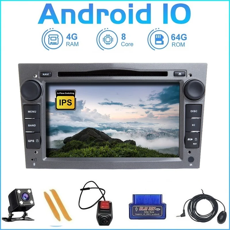 ZLTOOPAI Android 10 Car Radio For Opel Antara Vectra Crosa Vivaro Zafira Meriva GPS Stereo Audio Play IPS DSP | Автомобили и