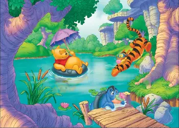 

SHUOZHIKEVinyl Custom Photography Backdrops Prop Winnie pooh Birthday Theme Photo Studio Background OP19511-128