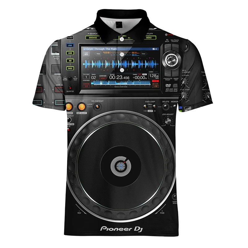 Новейшие модные 3d футболки Pioneer Pro Dj с круглым вырезом и коротким рукавом для мужчин и женщин, хип-хоп 3D футболки, футболки, свитшоты, топы - Цвет: 5