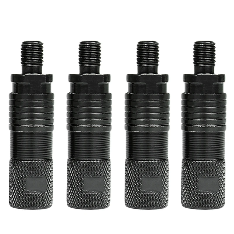 

4Pcs Aluminum Alloy Quick Release Adapter Connector Carp Fishing Rod Bite Alarm Rod Holder Connector Carp Fishing Accessories