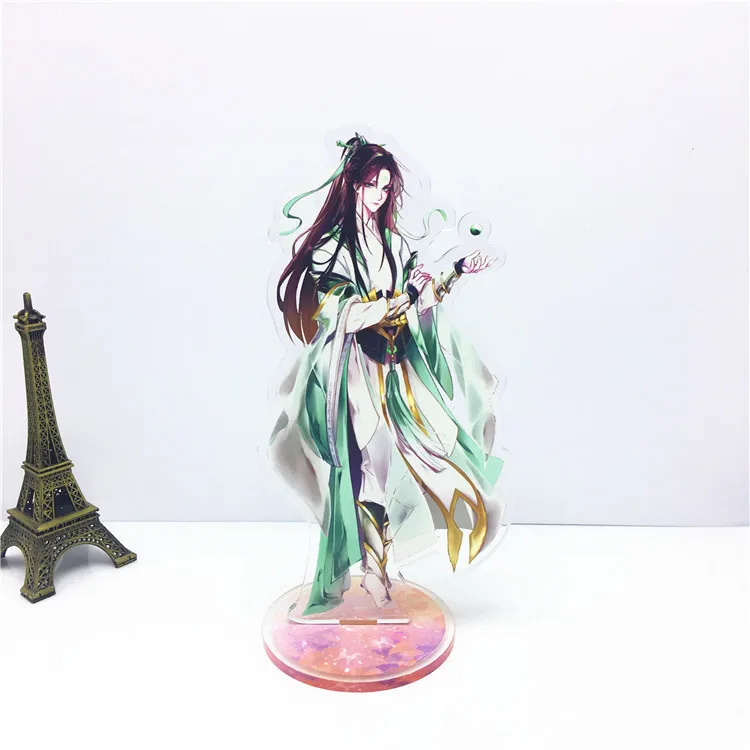 2-1 Аниме мразь злодей самосберегающаяся система брелок Shen Qingqiu Luo Binghe акриловый брелок милый мультфильм забавная Новинка Sleutelhanger - Цвет: 2-1