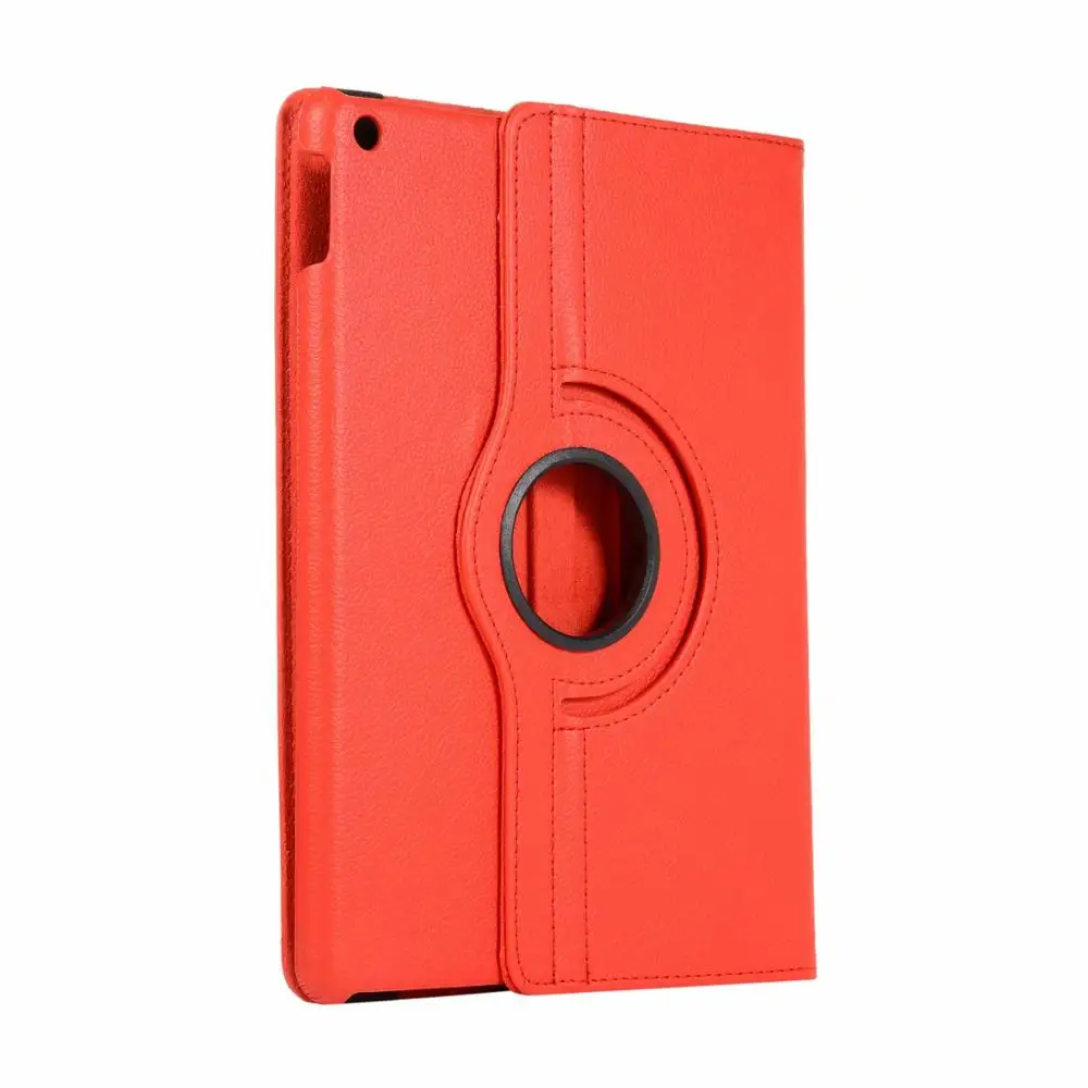 360 Вращающийся чехол для iPad 7 10,2 чехол A2200 A2233 A2198 из искусственной кожи с подставкой противоударный флип-чехол Funda для iPad 10,2 крышка - Цвет: Red